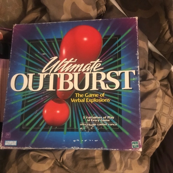 Outburstvintage board game
